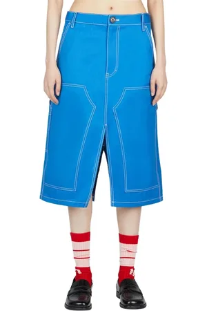 MERYLL ROGGE Shorts, Dame, Blå, L, Bomuld, Skirts