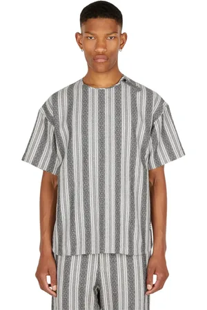 Snow Peak Skjorte, Herre, Grå, S, Bomuld, Short Sleeve Bluser