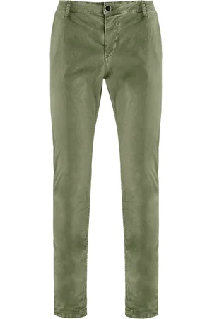 Bomboogie Bukser, Herre, Grøn, W30, Bomuld, Slim Fit Chino Bukser