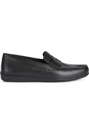 Geox Sko, Herre, Sort, 43 EU, Bomuld, Sorte herre loafers