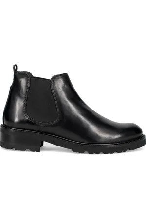 Lorenzo masiero Sko, Dame, Sort, 37 1/2 EU, Læder, Elegante Sorte Støvler