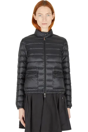 Moncler Jakke, Dame, Sort, 2XS, Nylon, Quiltet dunjakke med nylon ripstop