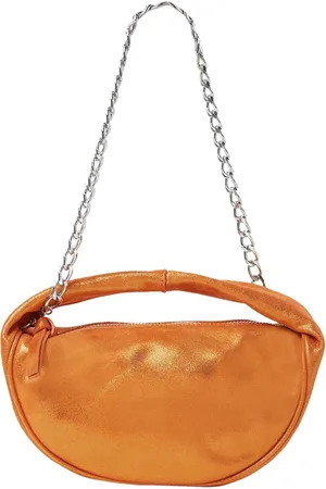 By Far Taske, Dame, , ONE SIZE, Læder, Metallic Baby Cush Læderhåndtaske