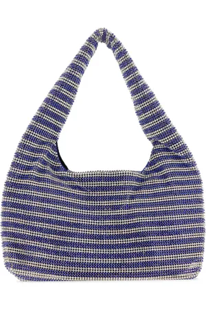 KARA Taske, Dame, Flerfarvet, ONE SIZE, Uld, Stilfuld To-tone Rhinestone Mini Håndtaske