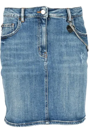 Moschino Nederdel, Dame, Blå, L, Denim, Blå nederdel fra Collection