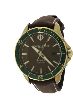 Baume et Mercier Tilbehør, Dame, Brun, ONE SIZE, Uld, Automatisk Bronze Clifton Club Ur