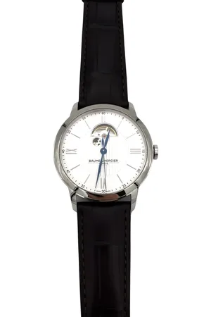 Baume et Mercier Tilbehør, Herre, Brun, ONE SIZE, Læder, Baume Mercier - Mand - M0A10524 - Classima Automatic Watch