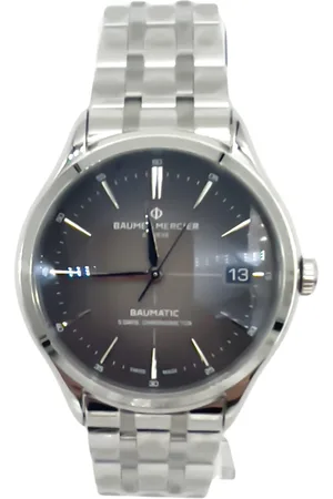 Baume et Mercier Tilbehør, Herre, Grå, ONE SIZE, Uld, Clifton Baumatic Watch