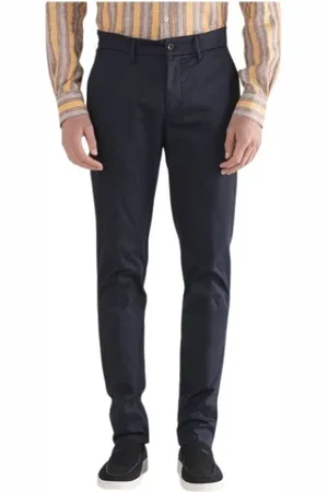 HARMONT&BLAINE Bukser, Herre, Blå, 2XL, Bomuld, Smalle Chino Bukser
