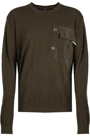 Les Hommes Top, Herre, Grøn, XL, Bomuld, Sweatshirts