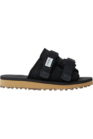 SUICOKE Sko, Herre, Sort, 38 EU, Uld, Moderne Moto Cab Sandaler