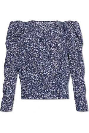 Isabel Marant Top, Dame, Flerfarvet, S, Uld, Stilfuld top til enhver lejlighed