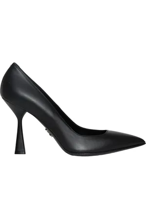 SERGIO LEVANTESI Sko, Dame, Sort, 40 EU, Læder, Sorte Læder Kira Pumps - 7 cm Hæl
