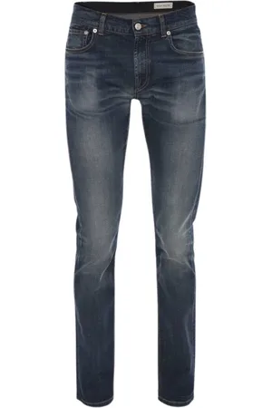 Alexander McQueen Jeans, Herre, Blå, 2XL, Denim, Moderne Denim Jeans til Mænd og Kvinder