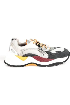 Geox Sko, Herre, Gul, 44 EU, Læder, Snøresneakers med rund tå