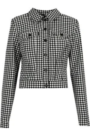 Guess Jakke, Dame, Sort, M, Klassisk ternet jakke