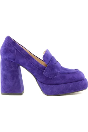 Bibi Lou Sko, Dame, Lilla, 36 EU, Lilla Ruskind Loafer