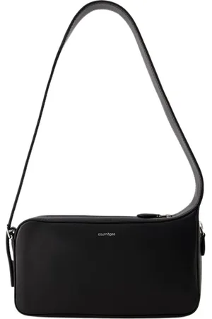 Courrèges Taske, Dame, Sort, ONE SIZE, Læder, Sort Læder Racer Hobo Taske