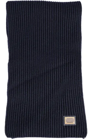 Dolce & Gabbana Tilbehør, Herre, Blå, ONE SIZE, Uld, Winter Scarves