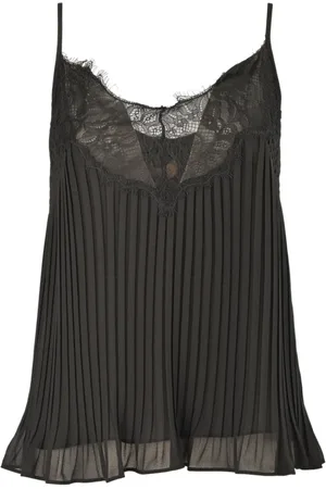 Twin-Set Top, Dame, Sort, M, Ærmeløs Top, 100% sammensætning, Produktkode: 232Tp2163-00006