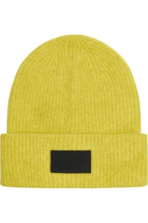 Mads Norgaard Tilbehør, Dame, Gul, ONE SIZE, Uld, Beanie