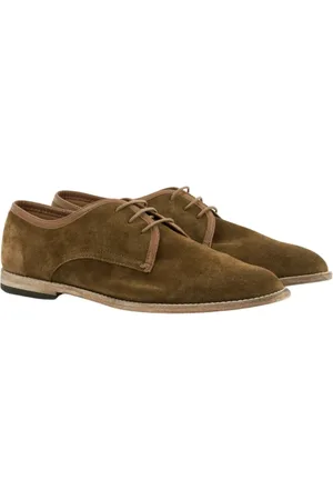 Hudson Sko, Herre, Brun, 40 EU, Suede, Bløde Tan Suede Derby Sko