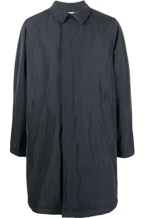 Aspesi Jakke, Herre, Blå, XL, Nylon, Nylon Regnfrakke