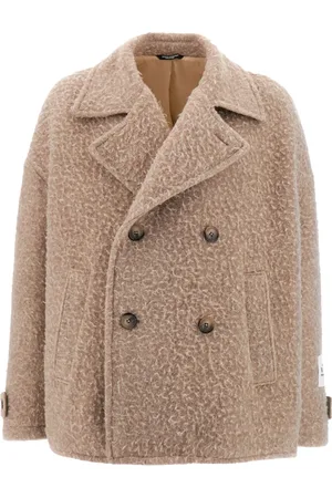 Dolce & Gabbana Frakke, Herre, Brun, XL, Uld, Moderne Frakker