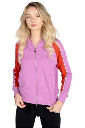 Invicta Sweathshirts & Hoodies, Dame, Rød, XS, Uld, Enkel Stil Lynlås Sweatshirt