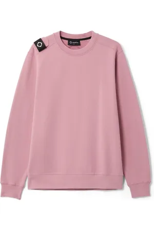 MA.STRUM Sweathshirts & Hoodies, Herre, Lyserød, S, Bomuld, Mørk Core Crew Sweatshirt