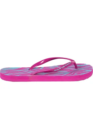 North Sails Sko, Dame, Lyserød, 37 EU, Behagelige Slip-On Sandaler med Dyreprint