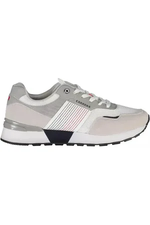Carrera Sko, Herre, Flerfarvet, 43 EU, Polyester, Herre Hvid Polyester Sneaker med Logo