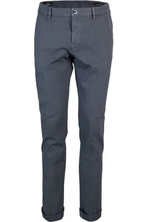 Masons Bukser, Herre, Grå, 5XL, Bomuld, Slim Fit Grå Chino Bukser