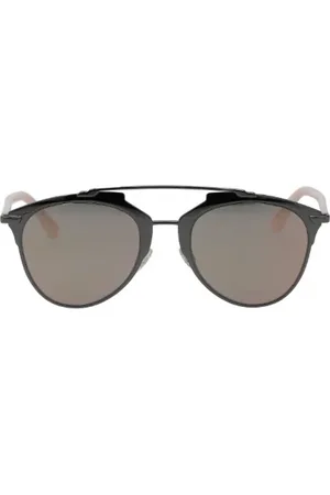 Dior Pre-owned, Dame, Grå, ONE SIZE, Tyl, Pre-owned Metal solbriller