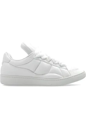 Lanvin Sko, Herre, Hvid, 39 EU, Uld, Curb XL Sneakers