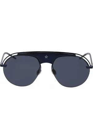 Dior Pre-owned, Dame, Blå, ONE SIZE, Tyl, Pre-owned Plast solbriller