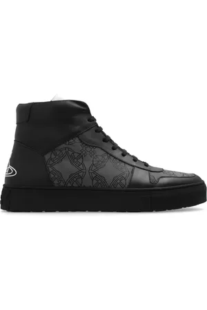 Vivienne Westwood Sko, Herre, Grå, 39 EU, Læder, Høje sneakers i Classic Trainer stil