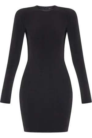 Balenciaga Kjole, Dame, Sort, XS, Uld, Kort dagkjole