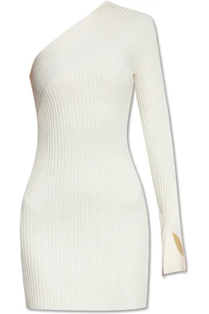 AERON Kjole, Dame, Hvid, L, Uld, Dresses
