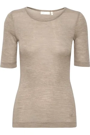 INWEAR Top, Dame, , S, Uld, Slim Fit Uld T-shirt