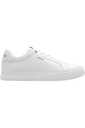 Coach Sko, Herre, Hvid, 44 1/2 EU, Læder, Lowline Sneakers