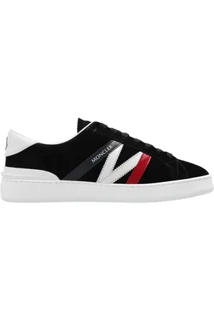 Moncler Sko, Herre, Sort, 40 EU, Læder, Monaco M Sneakers