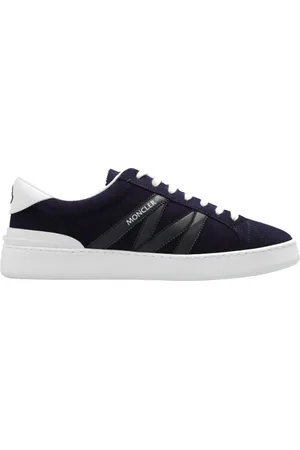 Moncler Sko, Herre, Blå, 40 1/2 EU, Uld, Monaco Sneakers