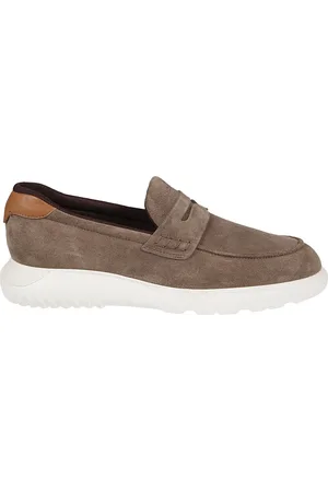 Hogan Sko, Herre, Brun, 39 EU, Uld, Stilfulde H600 Loafers