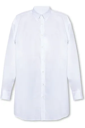 Maison Margiela Skjorte, Herre, Hvid, S, Bomuld, Bomuldsskjorte