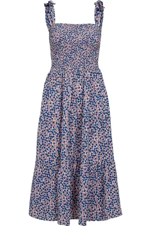 Liberté Kjole, Dame, Blå, L, Uld, - Gronja Strap Dress, 21471 - Strawberry