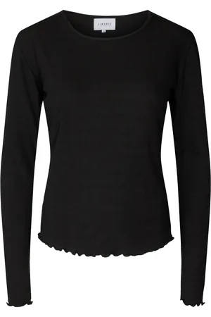 Liberté Top, Dame, Sort, L, Spandex, Top med lange ærmer