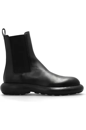 Jil Sander Sko, Herre, Sort, 40 EU, Læder, Læder ankelstøvler