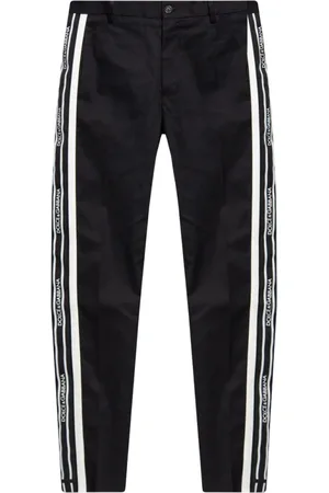 Dolce & Gabbana Bukser, Herre, Sort, XS, Bomuld, Sweatpants