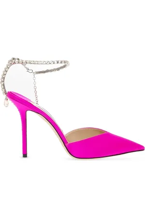 Jimmy Choo Sko, Dame, Lyserød, 36 EU, Læder, Saeda 100 Stiletto Pumps